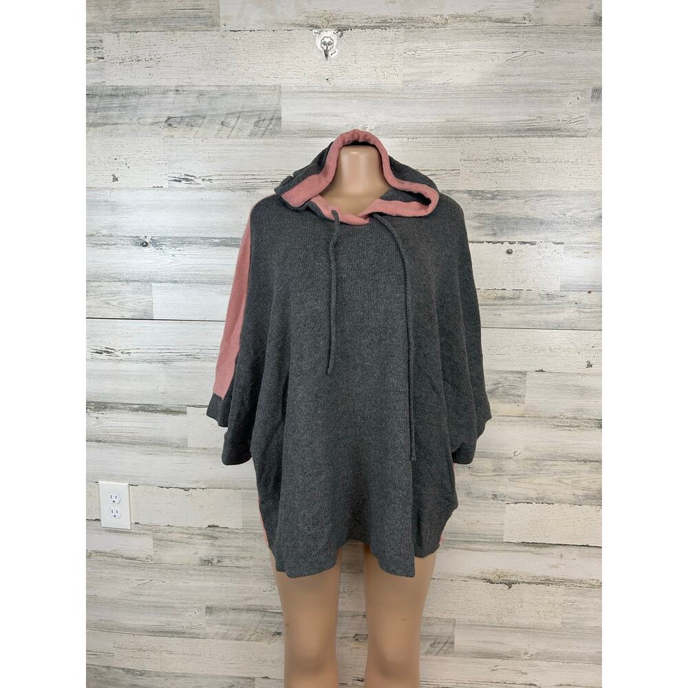 Andree By Unit Hoodie Color Block Top Size Small - image 1